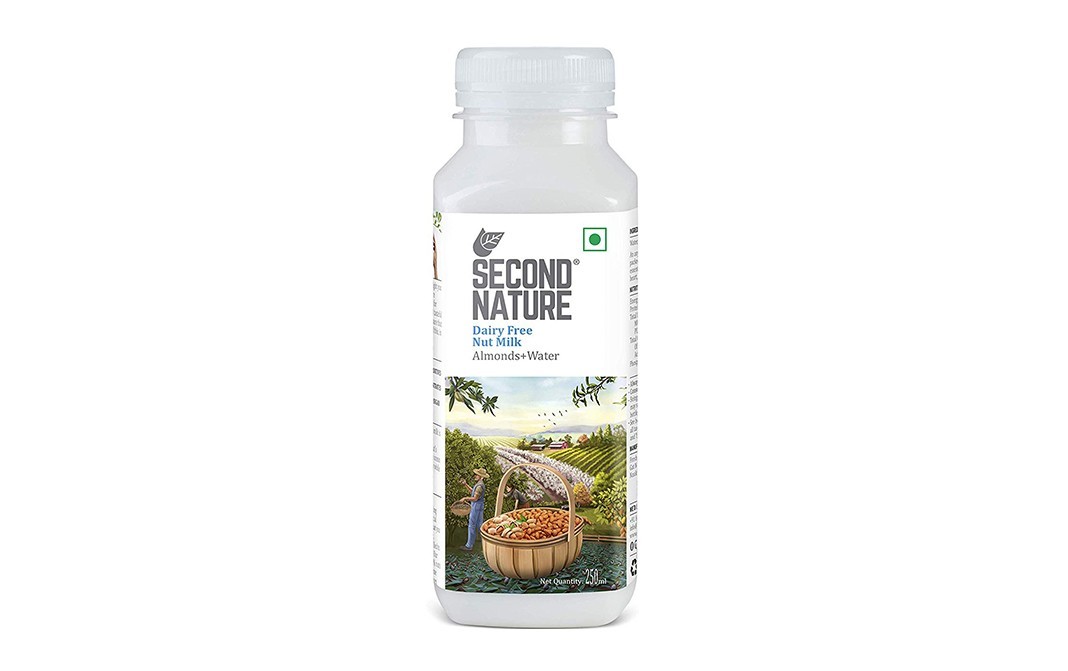Second Nature Dairy Free Nut Milk Almonds+Water   Plastic Bottle  250 millilitre
